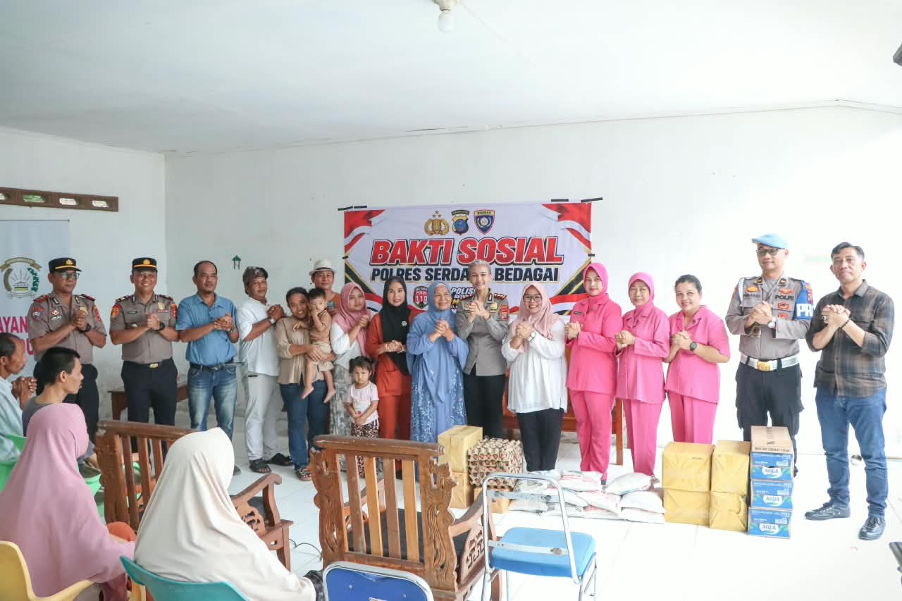 Kapolres Sergai Gelar Bakti Sosial di Yayasan Cahaya Hati Kemanusiaan, Salurkan Tali Asih