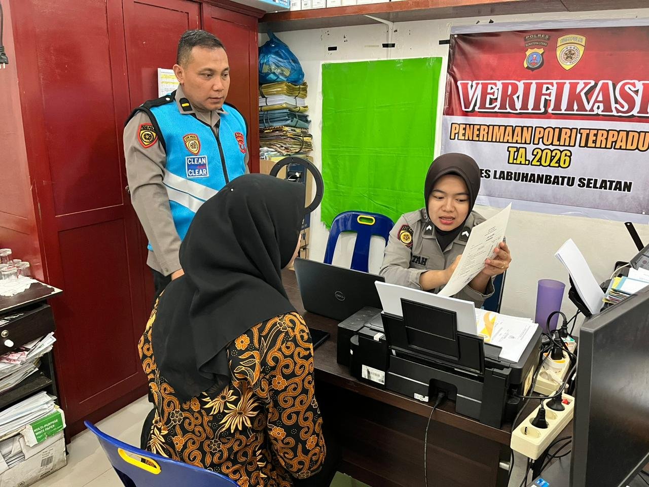 Penerimaan Polri 2026 di Polres Labuhanbatu Selatan Disambut Antusias, 65 Pendaftar Ikuti Tahap Awal